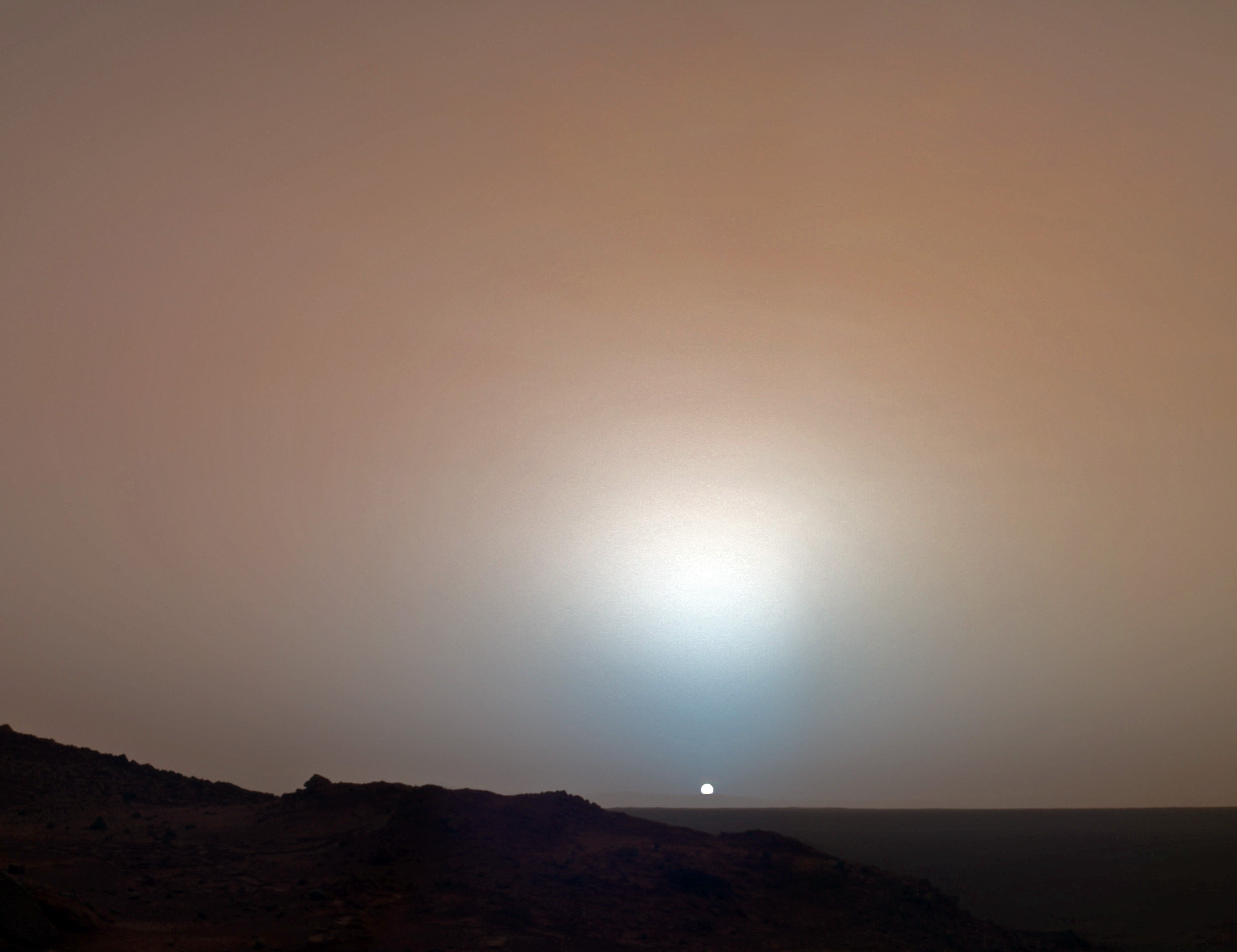 закат, Марс - обои на рабочий стол