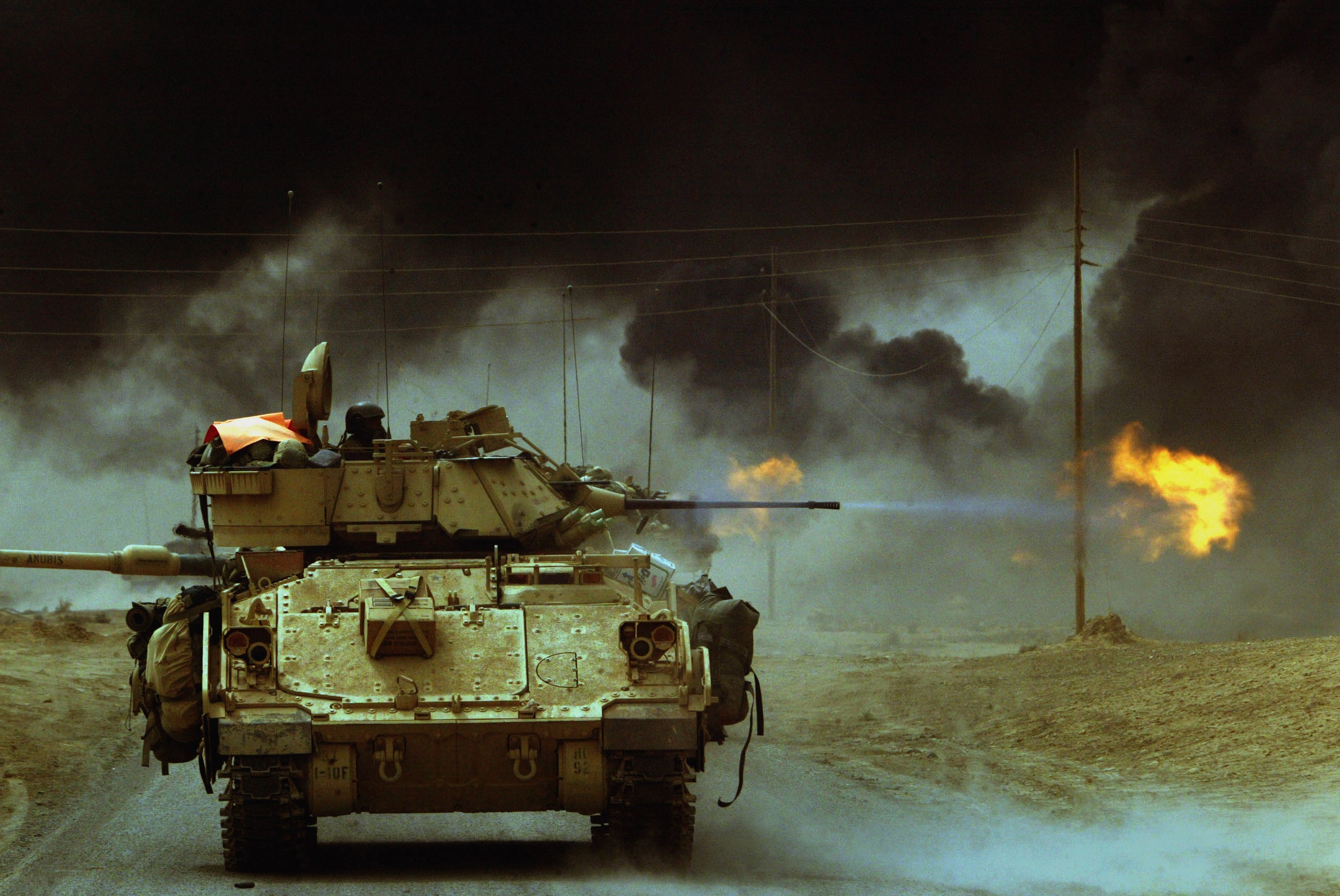военный, танки, Ирак, M3A3 Bradley - обои на рабочий стол