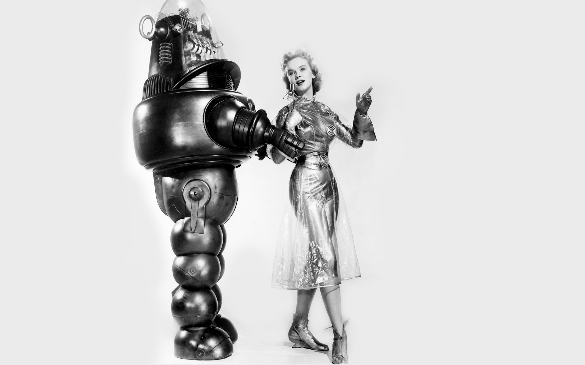 робот, научная фантастика, Запретная планета, Энн Фрэнсис - обои на рабочий стол