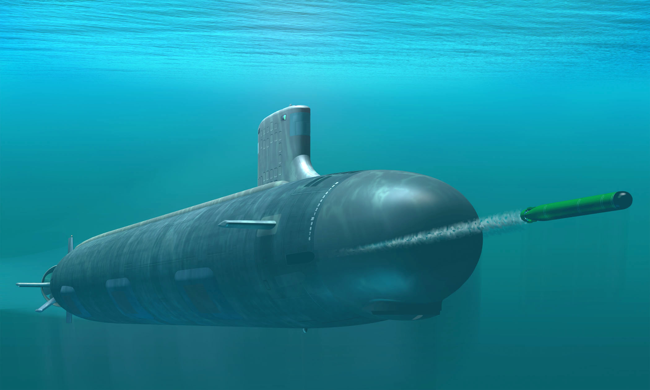 подводная лодка - обои на рабочий стол