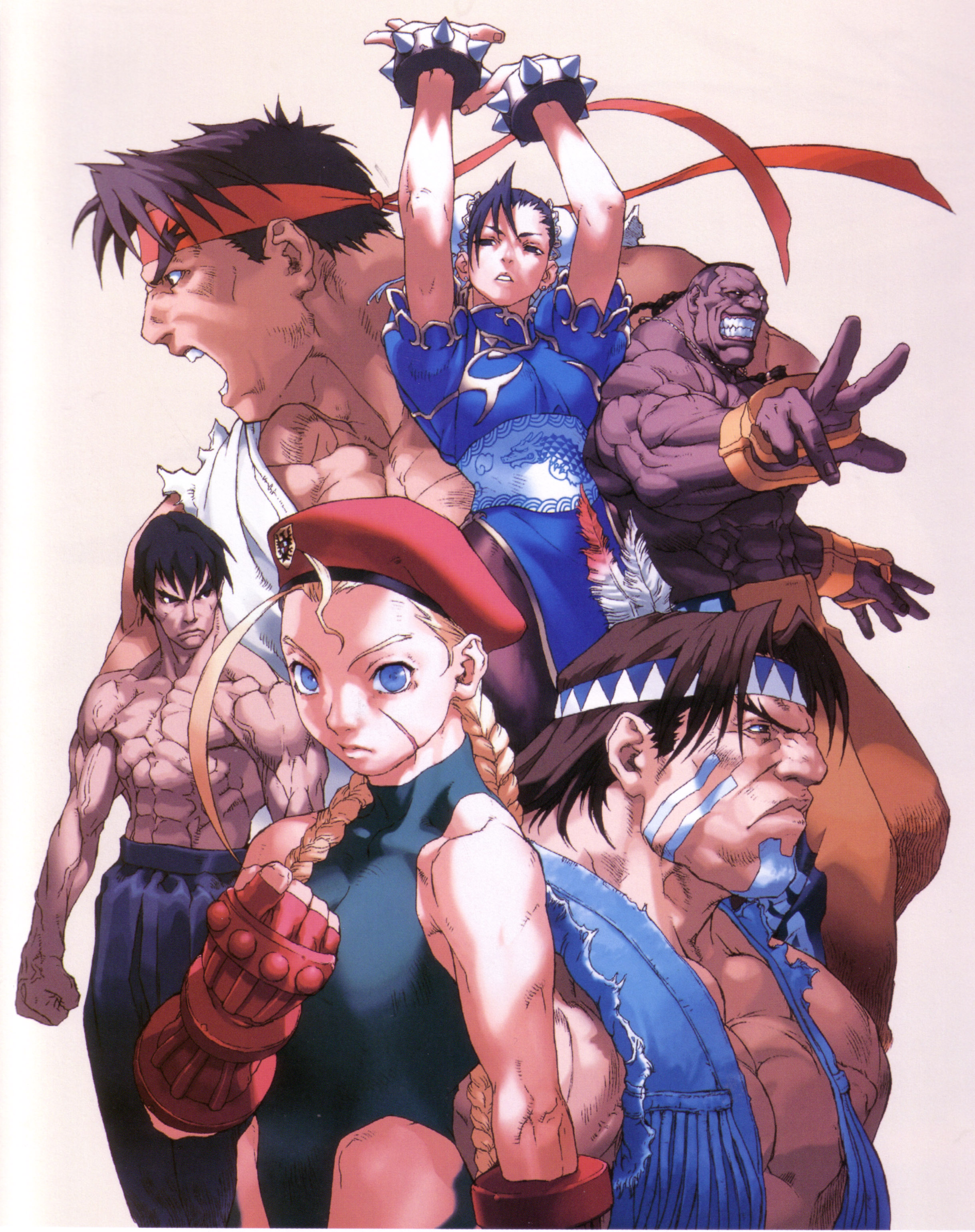 Street Fighter, Cammy, Рю, Chun-Li, Т. Хоук - обои на рабочий стол