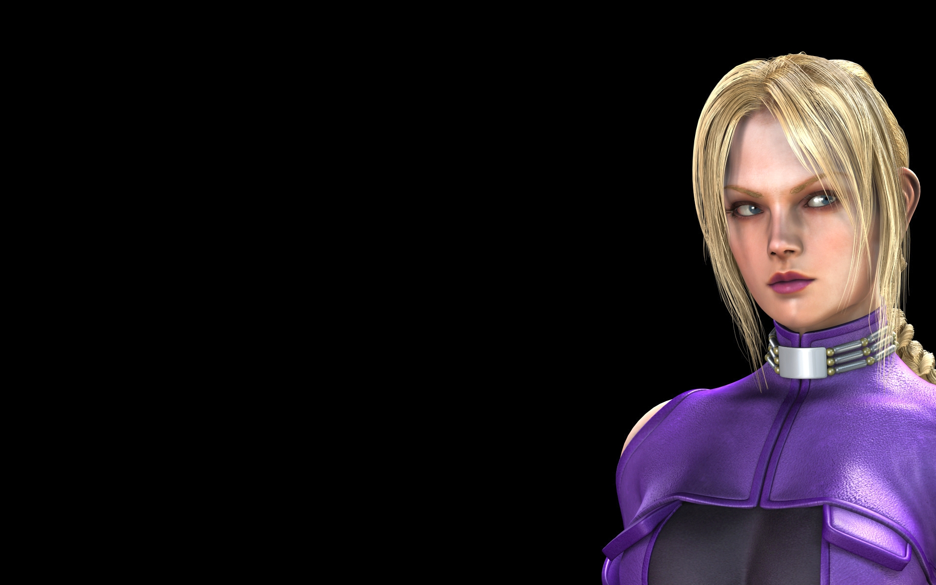 видеоигры, Tekken, компьютерная графика, Нина Уильямс, простой фон, темный фон - обои на рабочий стол