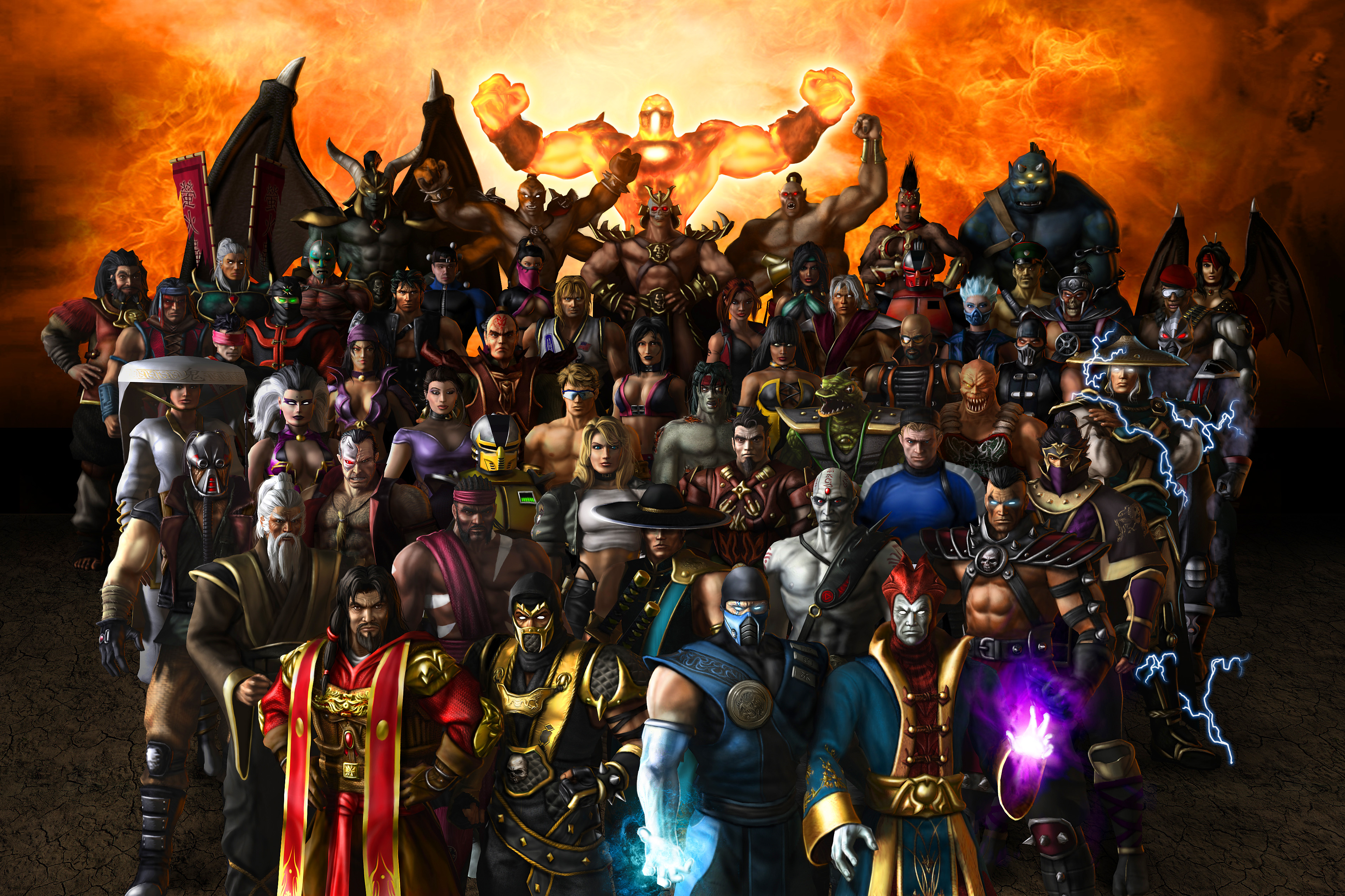 видеоигры, Mortal Kombat, персонажи, Raiden, конические шляпы, Mortal Kombat : Armageddon - обои на рабочий стол