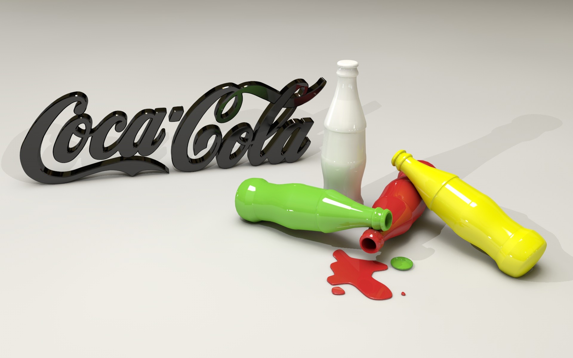 абстракции, Кока-кола - обои на рабочий стол
