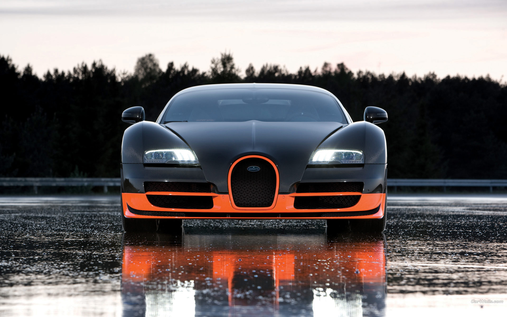 автомобили, Bugatti Veyron - обои на рабочий стол