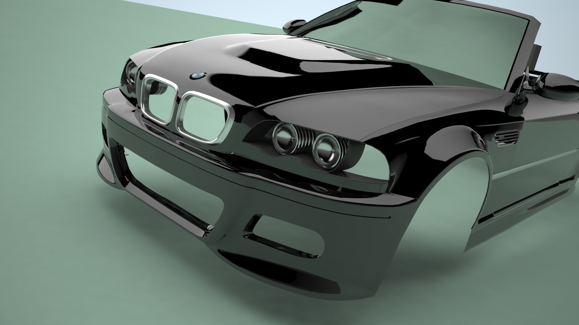 БМВ, автомобили, 3D оказывает - обои на рабочий стол
