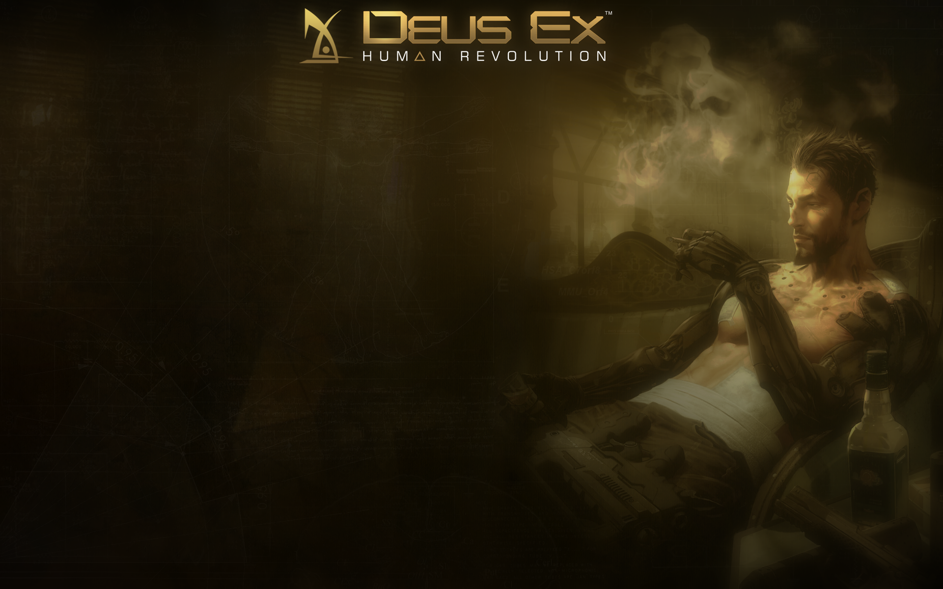 видеоигры, Deus Ex, революция, человек - обои на рабочий стол