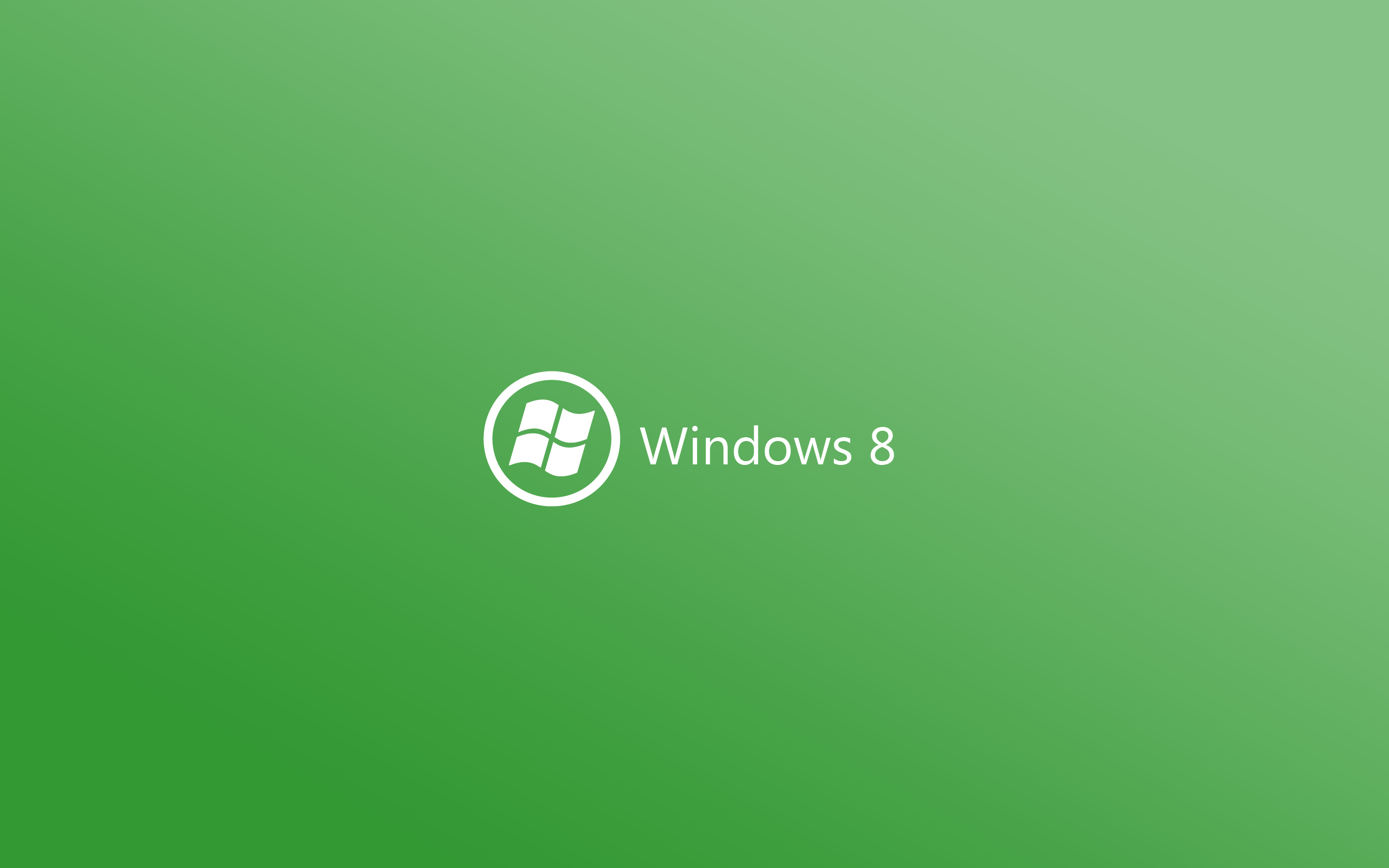 зеленый, минималистичный, DeviantART, Windows 8 - обои на рабочий стол