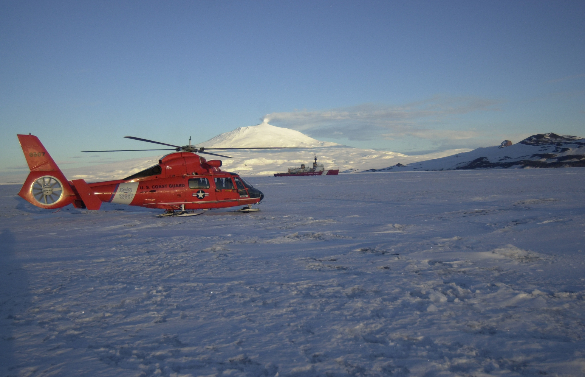 пейзажи, снег, самолет, вертолеты, транспортные средства - обои на рабочий стол