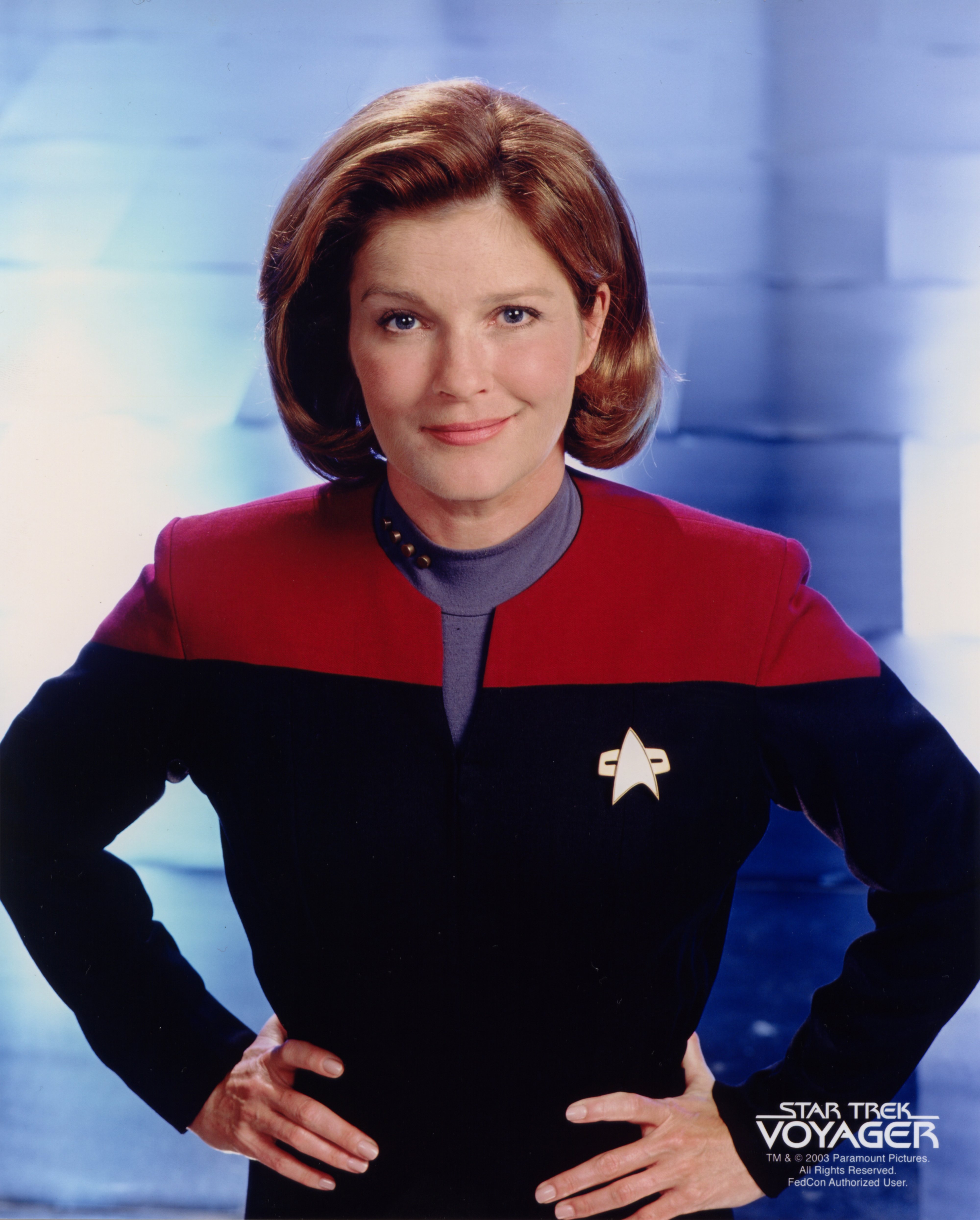 капитан, Кейт Малгрю, Кэтрин Janeway, Star Trek Voyager - обои на рабочий стол