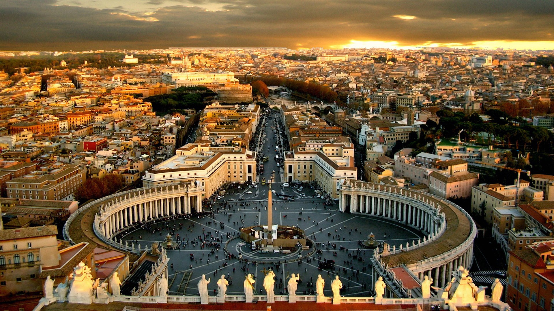 города, городской, Рома, Ватикан - обои на рабочий стол