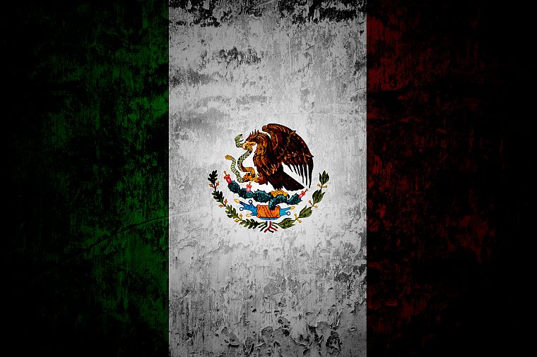 флаги, Мексика, грязный - обои на рабочий стол