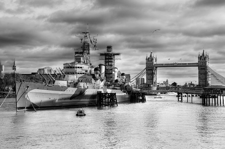 старый, корабли, Лондон - обои на рабочий стол