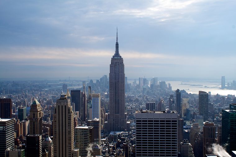 США, Нью-Йорк, Empire State Building, города - обои на рабочий стол