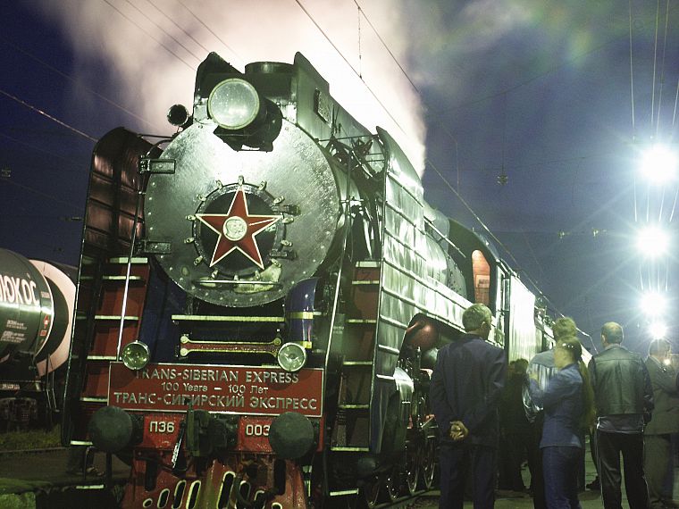 советский, поезда, железнодорожные пути, паровой двигатель, транспортные средства, P36 - обои на рабочий стол