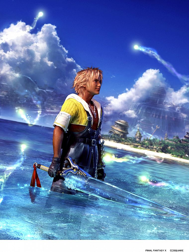 Final Fantasy, видеоигры, Tidus - обои на рабочий стол
