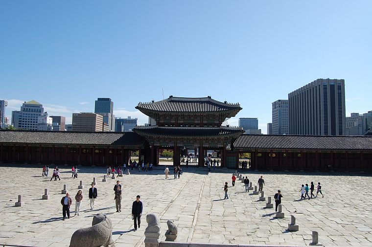 корейский, Корея, азиатской архитектуры - обои на рабочий стол