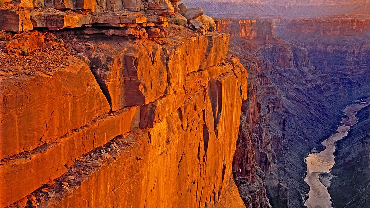 восход, точка, Аризона, Гранд-Каньон, Колорадо, Национальный парк - обои на рабочий стол