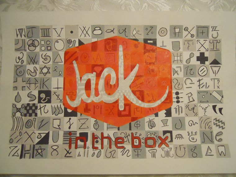 Джек в коробке, произведение искусства, рисунки - обои на рабочий стол
