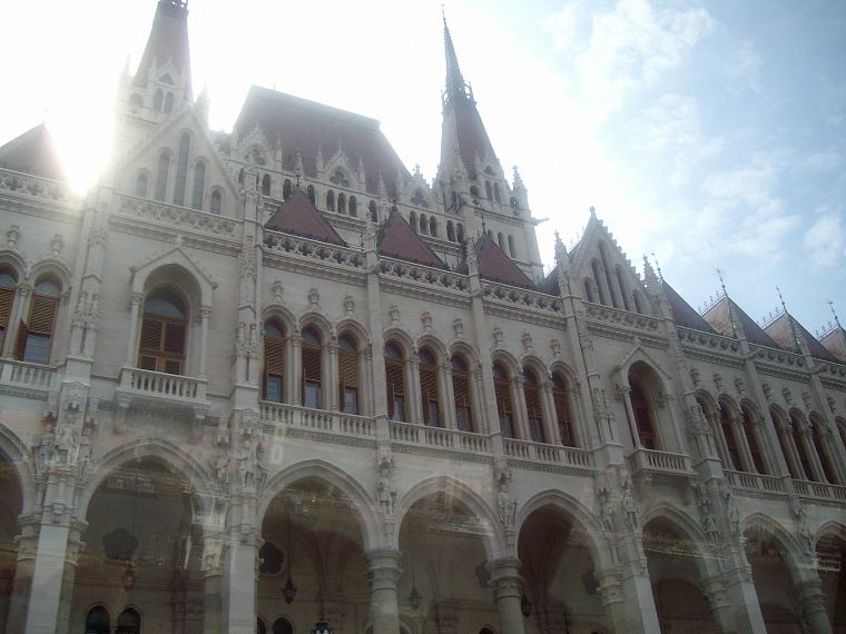 Венгрия, Будапешт, Здание венгерского парламента - обои на рабочий стол