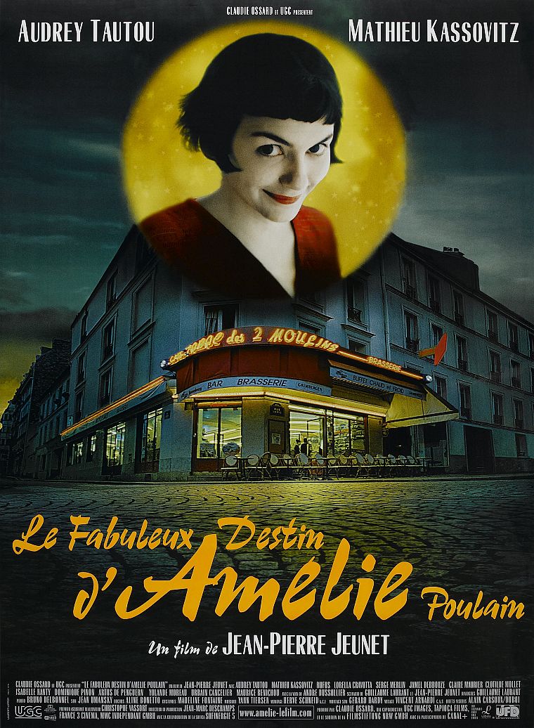 Одри Тоту, постеры фильмов, Le Fabuleux Дестин d' AMA ?? страницы © ложь Пулен - обои на рабочий стол
