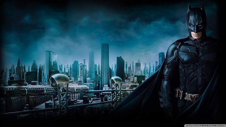 Бэтмен, Gotham City, Темный рыцарь - обои на рабочий стол