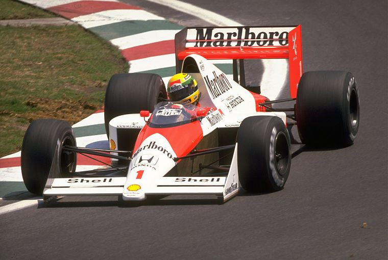 автомобили, Формула 1, транспортные средства, Айртон Сенна, McLaren, Marlboro, 1989 - обои на рабочий стол