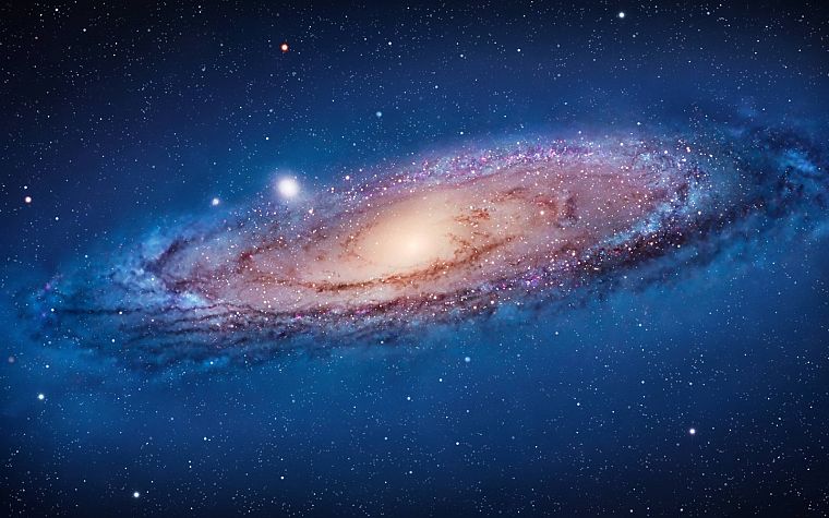 космическое пространство, звезды, галактика - обои на рабочий стол