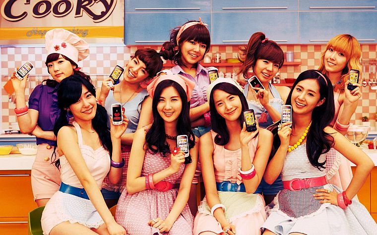 девушки, Girls Generation SNSD (Сонёсидэ), Азиаты/Азиатки, корейский, Джессика Юнг, Ким Taeyeon, Чой Sooyoung, K-Pop, Тиффани Хван - обои на рабочий стол