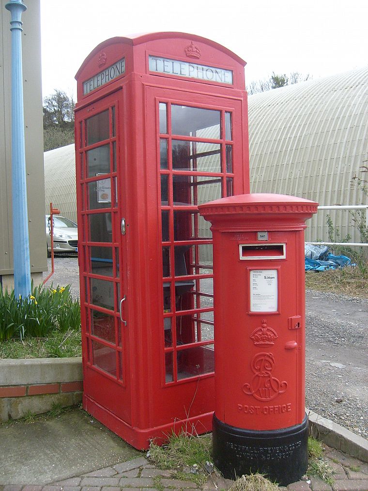 телефонная будка, Английский Телефонная будка - обои на рабочий стол
