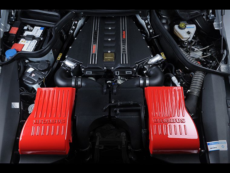 двигатели, Brabus, Мерседес Бенц, Mercedes- Benz SLS AMG E-Cell - обои на рабочий стол