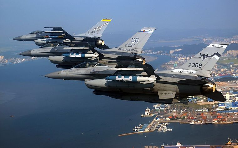 сокол, F- 16 Fighting Falcon - обои на рабочий стол