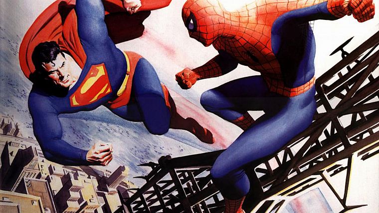 DC Comics, Человек-паук, супермен, Марвел комиксы - обои на рабочий стол