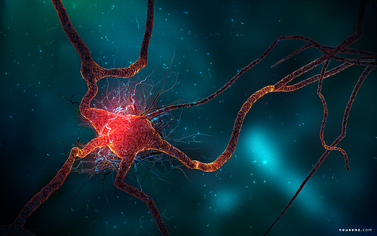 научная фантастика, неврология, синапс, нейроны - обои на рабочий стол