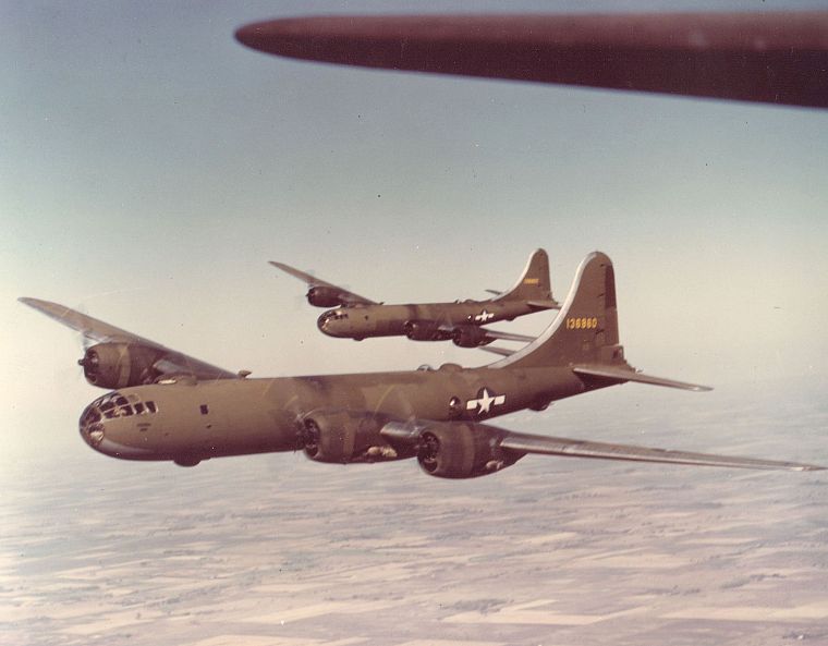 самолеты, Вторая мировая война, B- 29 Superfortress - обои на рабочий стол