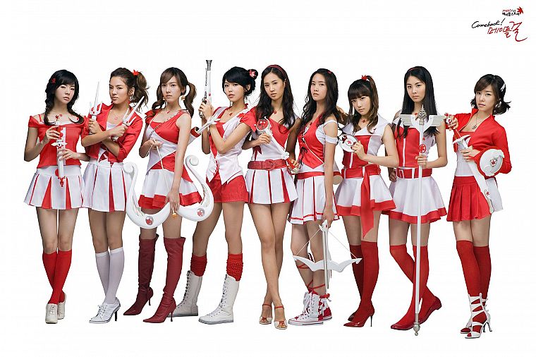девушки, Girls Generation SNSD (Сонёсидэ), знаменитости, высокие каблуки, корейский - обои на рабочий стол