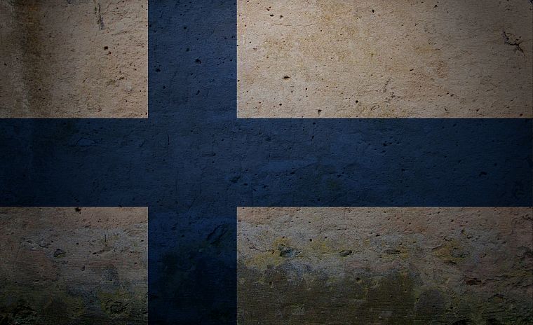 гранж, флаги, Финляндия - обои на рабочий стол