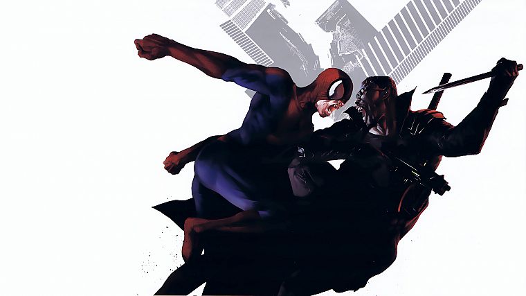Человек-паук, Марвел комиксы, Лезвие ( комиксы ) - обои на рабочий стол