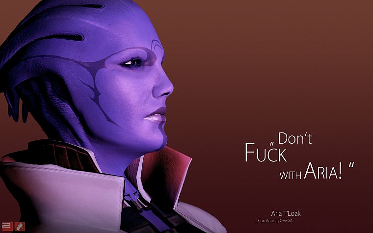 цитаты, Mass Effect, Асари, Ария T'Loak - обои на рабочий стол