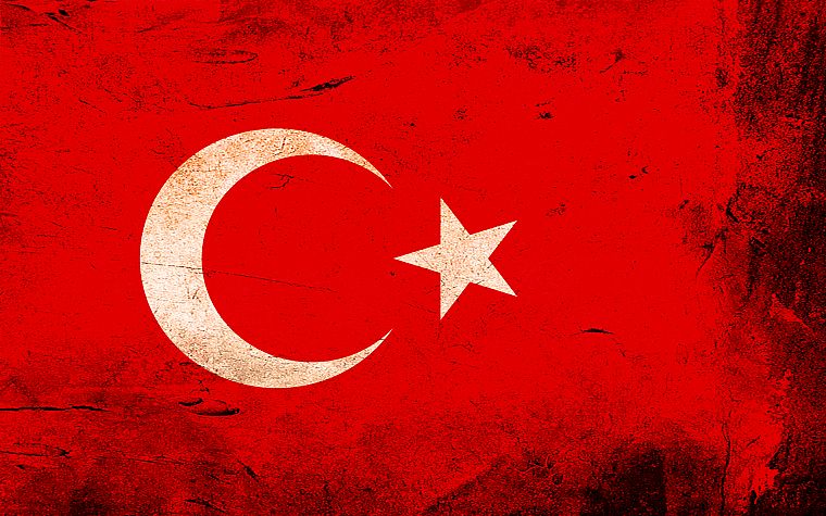 гранж, флаги, Турция - обои на рабочий стол