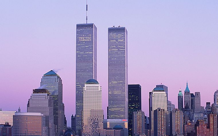 Всемирный торговый центр, Нью-Йорк, башни-близнецы - обои на рабочий стол