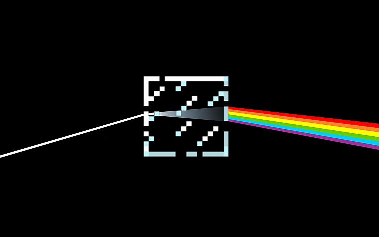 Pink Floyd, Minecraft, The Dark Side Of The Moon - обои на рабочий стол