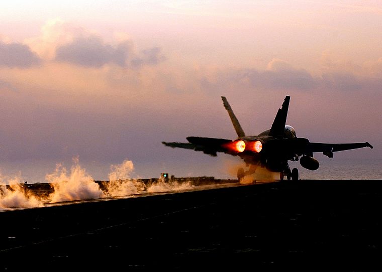 самолет, военный, военно-морской флот, транспортные средства, F- 18 Hornet - обои на рабочий стол