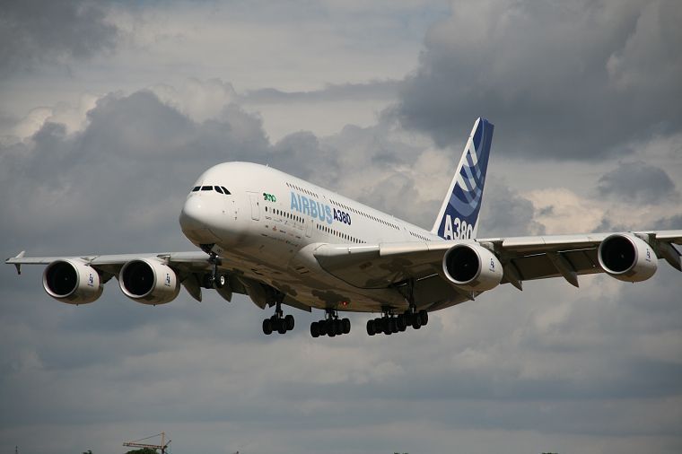самолет, авиалайнеры, Airbus A380-800 - обои на рабочий стол