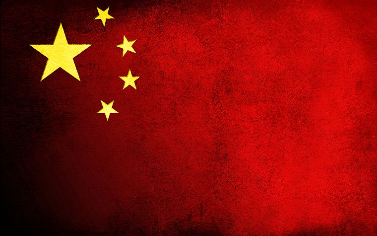 Китай, флаги, национальный - обои на рабочий стол