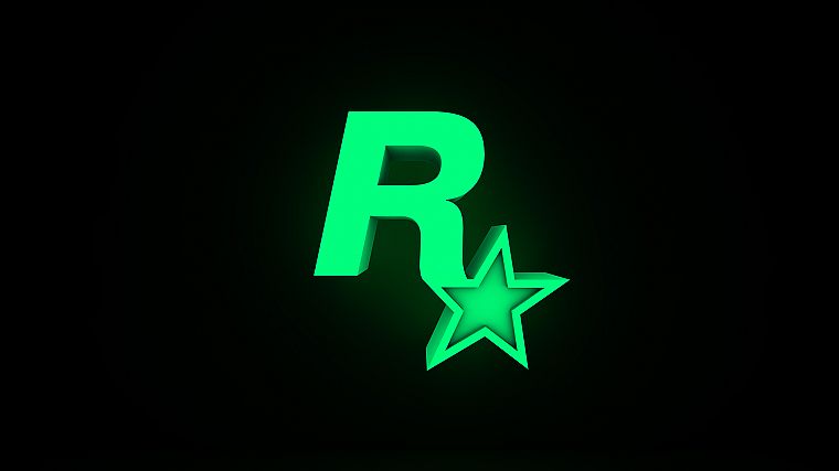 Rockstar Games, логотипы, простой фон - обои на рабочий стол