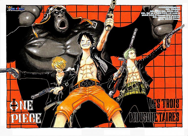 One Piece ( аниме ), Roronoa Зоро, Обезьяна D Луффи, Санджи ( One Piece ) - обои на рабочий стол