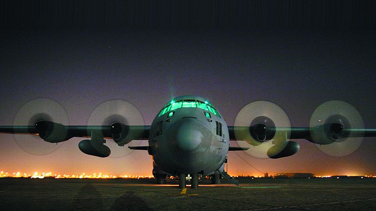 самолет, военный, С-130 Hercules - обои на рабочий стол