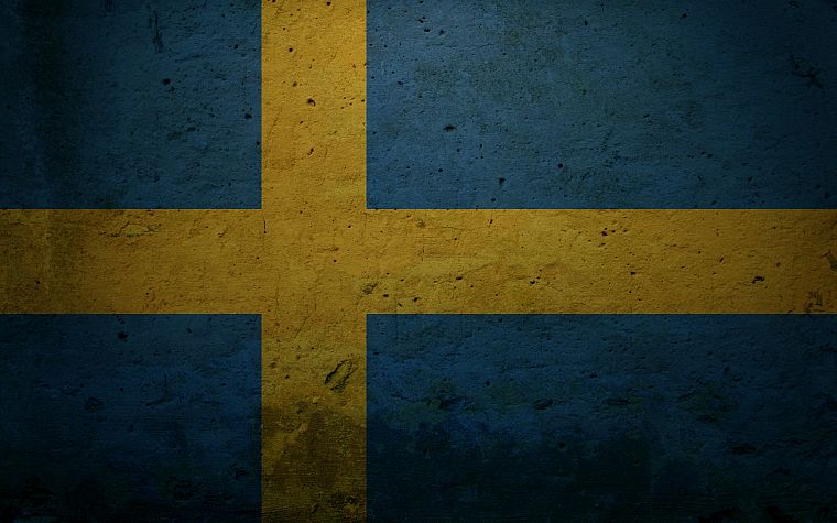 гранж, Швеция, флаги - обои на рабочий стол