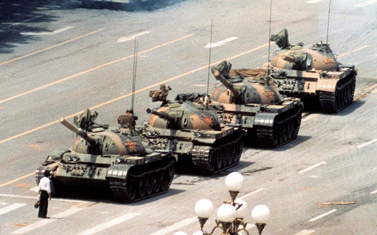 коммунизм, герои, танки, площадь Тяньаньмэнь - обои на рабочий стол